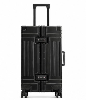 Valise Cabine Premium avec Double Serrure TSA, Cadre Aluminium et Roulettes 360°