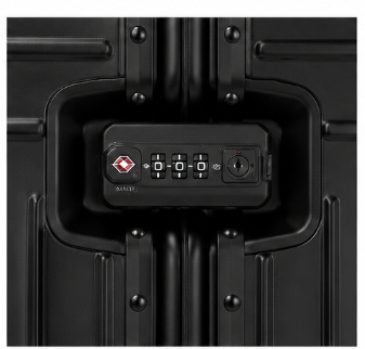 Valise Soute Premium avec Double Serrure TSA, Cadre Aluminium et Roulettes 360°