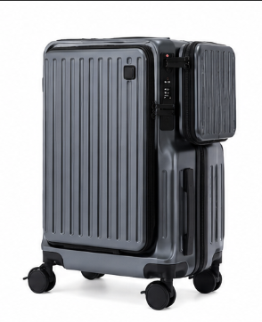 Valise Cabine Utility Rigide avec Ouverture Frontale, Port USB-C et Serrure TSA