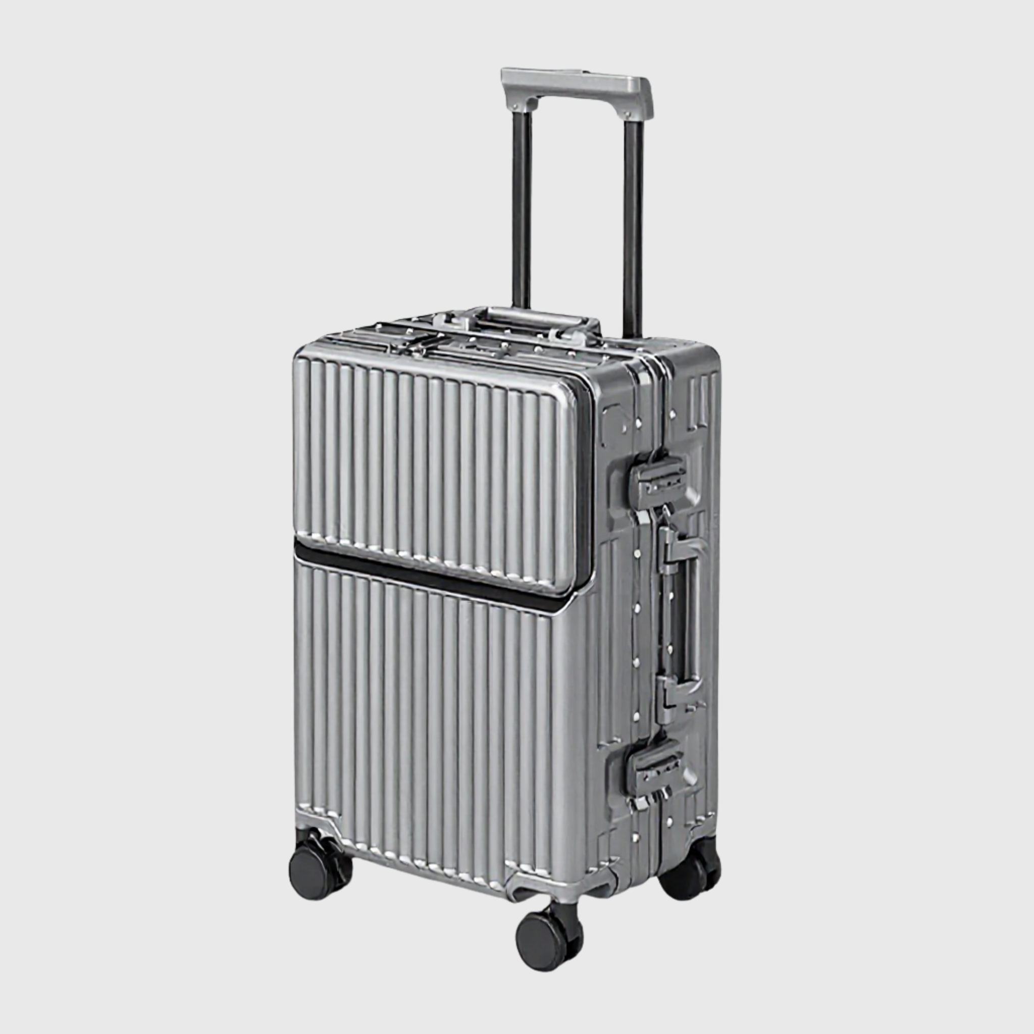 Valise Soute Hublot Premium avec Compartiment Frontal, Serrure TSA et Roulettes 360°