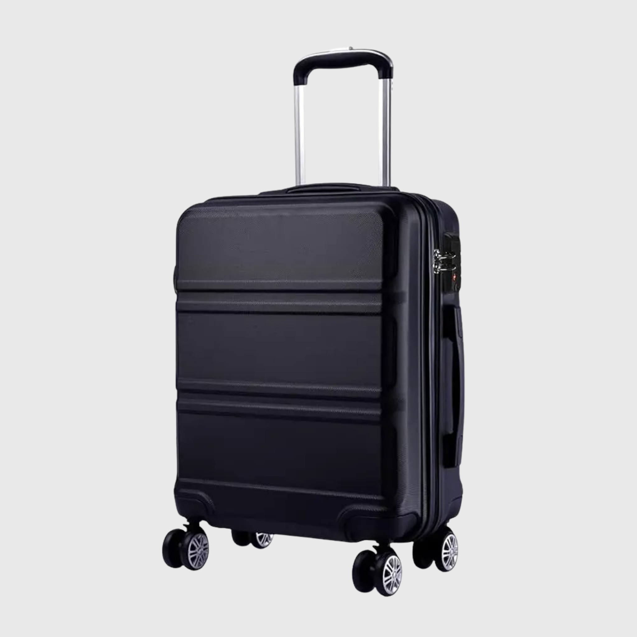 Valise Rigide ABS avec Serrure TSA et Roulettes Doubles 360° – Taille M, L