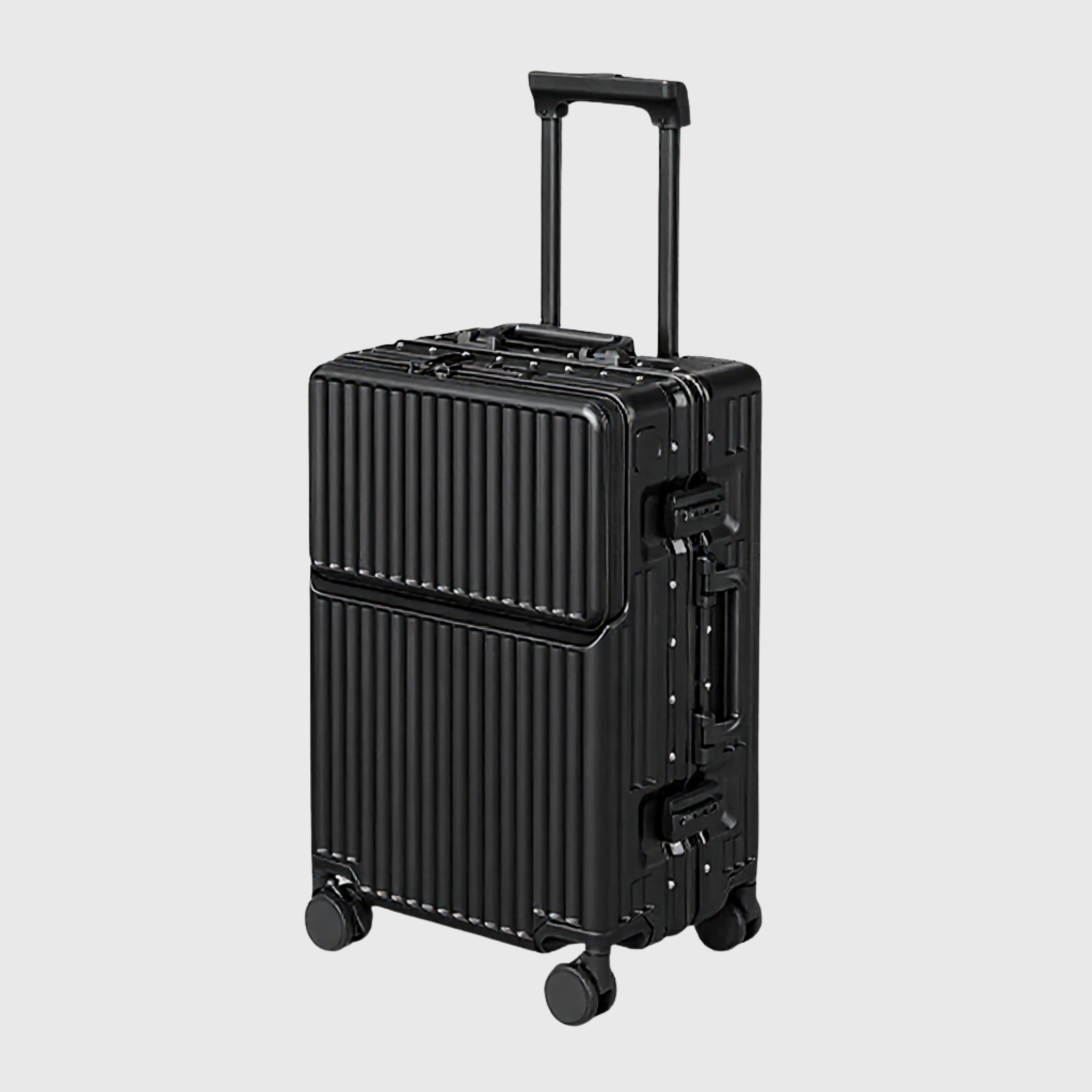 Valise Cabine Hublot Premium avec Compartiment Frontal, Serrures TSA et Roulettes 360°