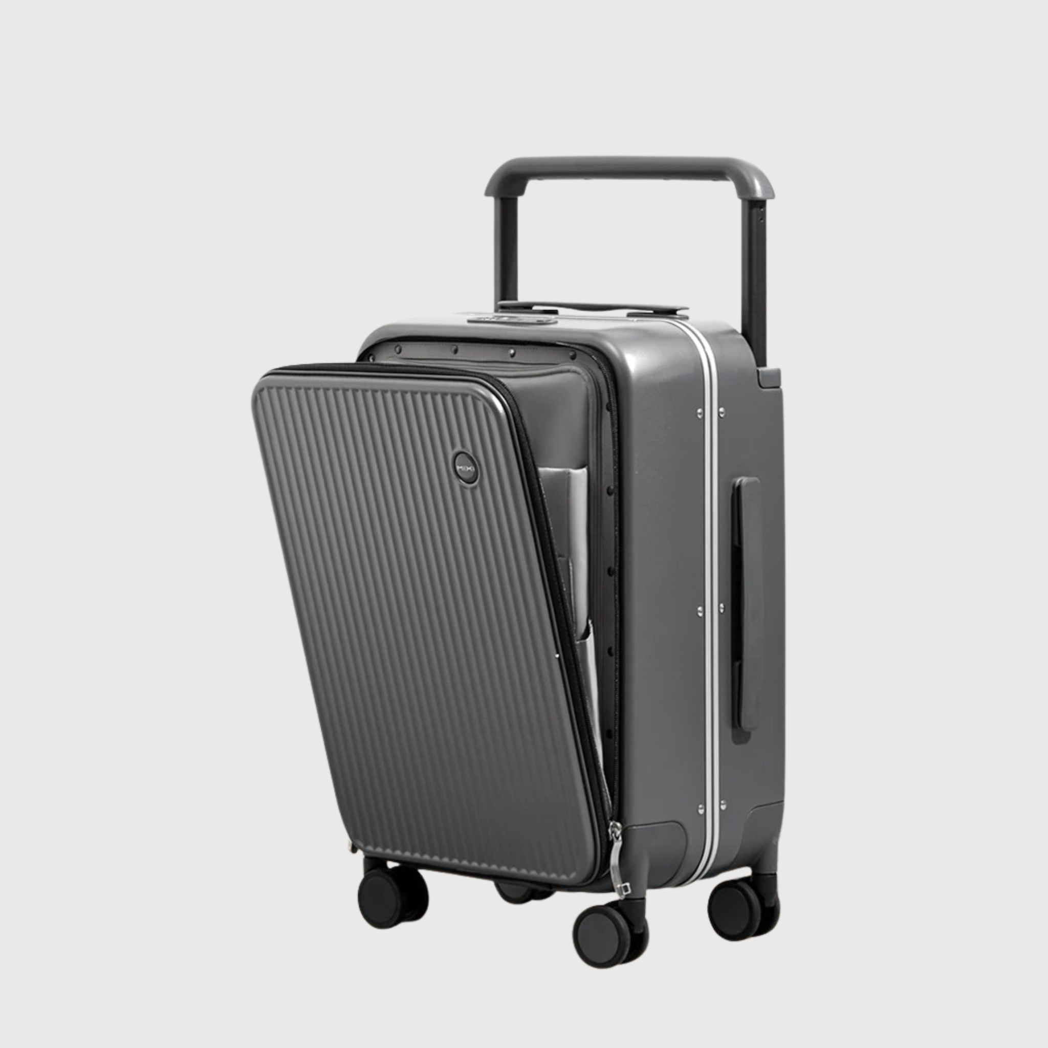 Valise Cabine Hublot Nova avec Compartiment Frontal, Roulettes 360° et Fermeture Sécurisée