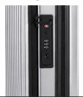 Valise Cabine à Ouverture Frontale avec Port USB, Compartiment Avant et Serrure TSA