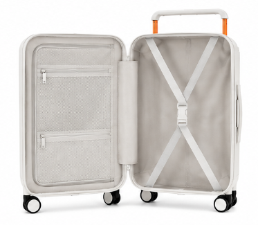Valise Cabine Mixi à Large Poignée avec Roulettes 360° et Coque Rigide