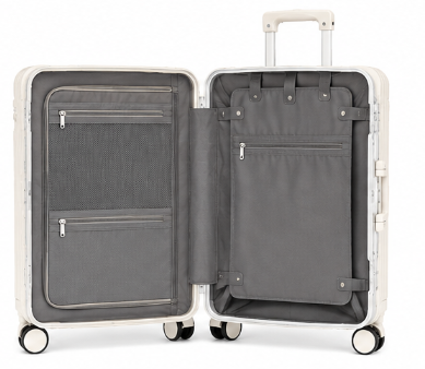 Valise Cabine Business Pro avec Double Serrure TSA et Roulettes 360°