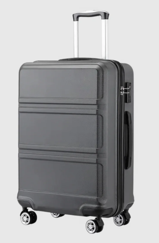 Valise Rigide ABS avec Serrure TSA et Roulettes Doubles 360° – Taille M, L