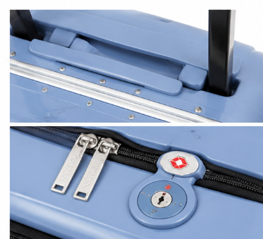 Valise Cabine Hublot Nova avec Compartiment Frontal, Roulettes 360° et Fermeture Sécurisée