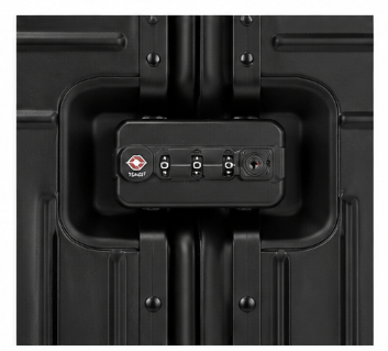 Valise Cabine Premium avec Double Serrure TSA, Cadre Aluminium et Roulettes 360°