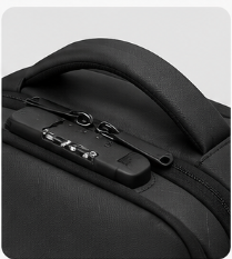 Sac à Dos Cabine Rigide pour Ordinateur Portable, Imperméable et Compatible Voyage