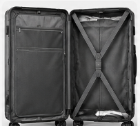 Valise Soute Stark avec Cadre Aluminium, Double Serrure TSA et Roulettes 360°