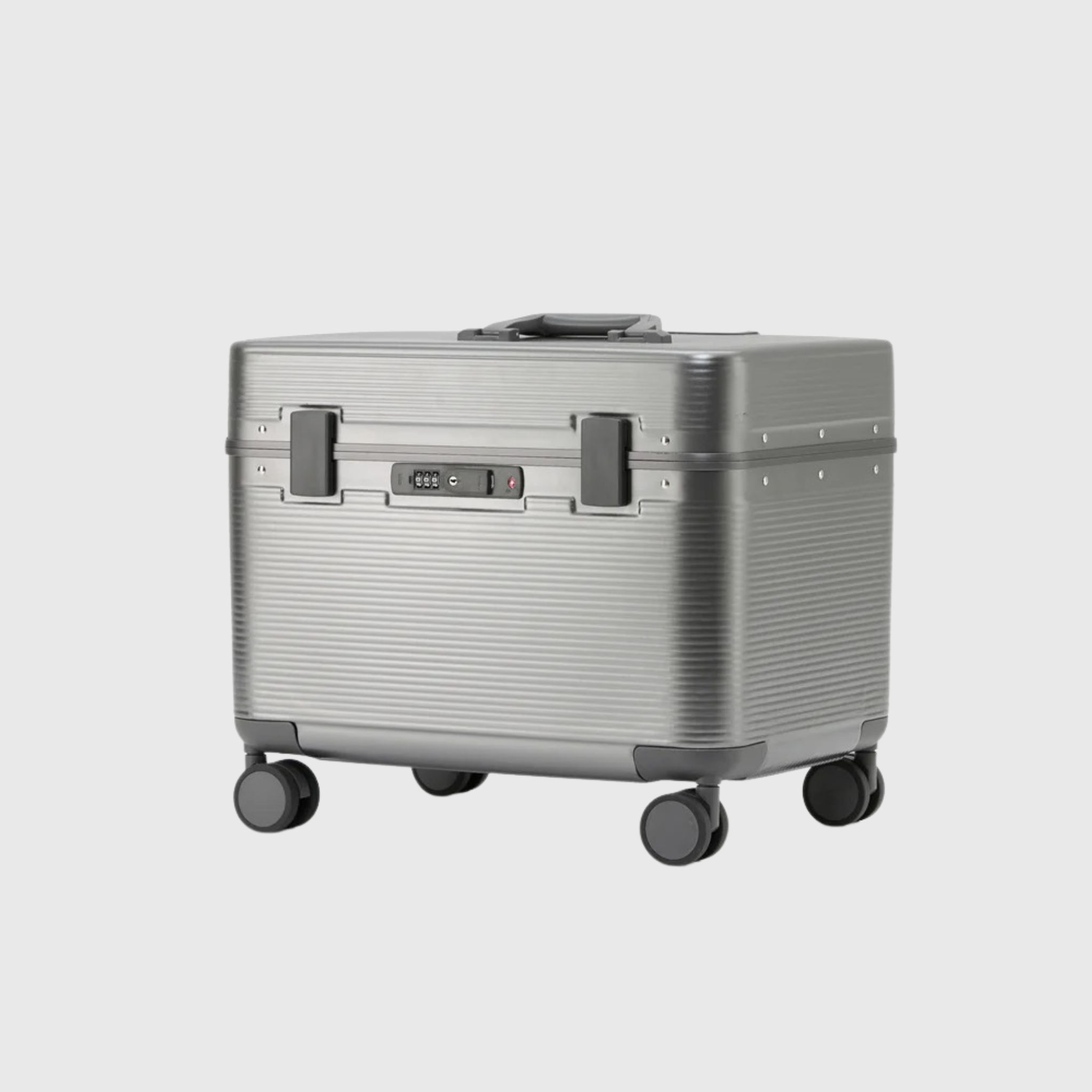 Valise cabine Business à Ouverture Supérieure avec Cadre Aluminium, Serrure TSA et Roulettes 360°