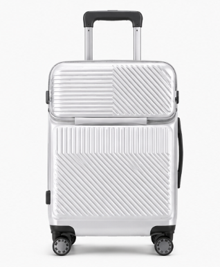 Valise Cabine Hublot Classic Rigide avec Compartiment Frontal, Port USB et Roulettes 360°