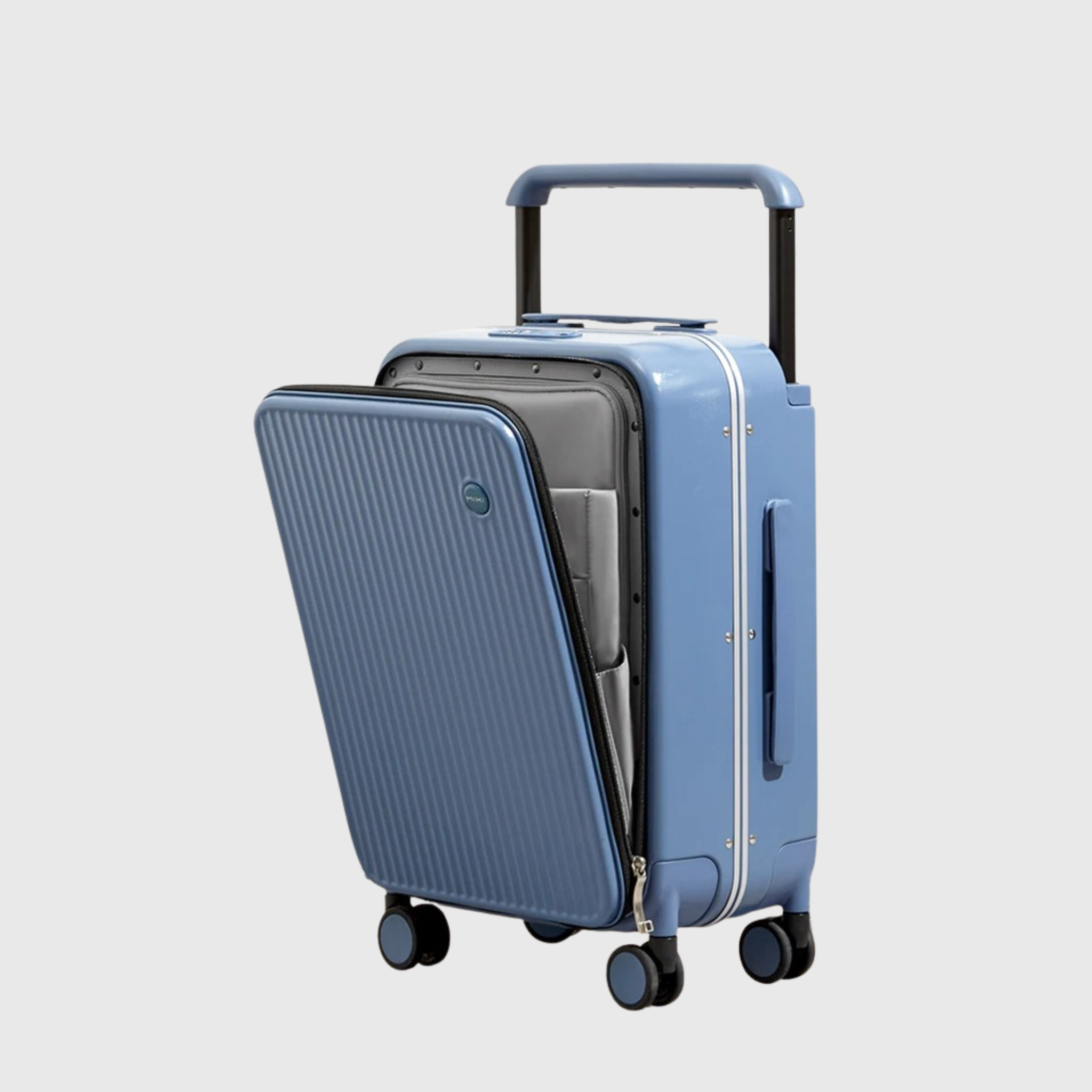 Valise Cabine Hublot Nova avec Compartiment Frontal, Roulettes 360° et Fermeture Sécurisée
