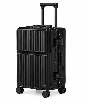Valise Cabine Hublot Premium avec Compartiment Frontal, Serrures TSA et Roulettes 360°