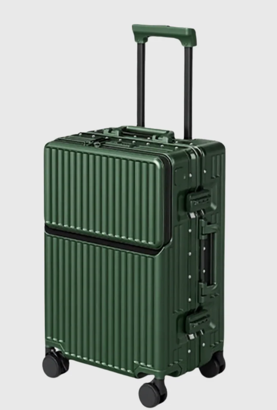 Valise Cabine Hublot Premium avec Compartiment Frontal, Serrures TSA et Roulettes 360°