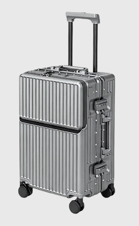 Valise Cabine Hublot Premium avec Compartiment Frontal, Serrures TSA et Roulettes 360°