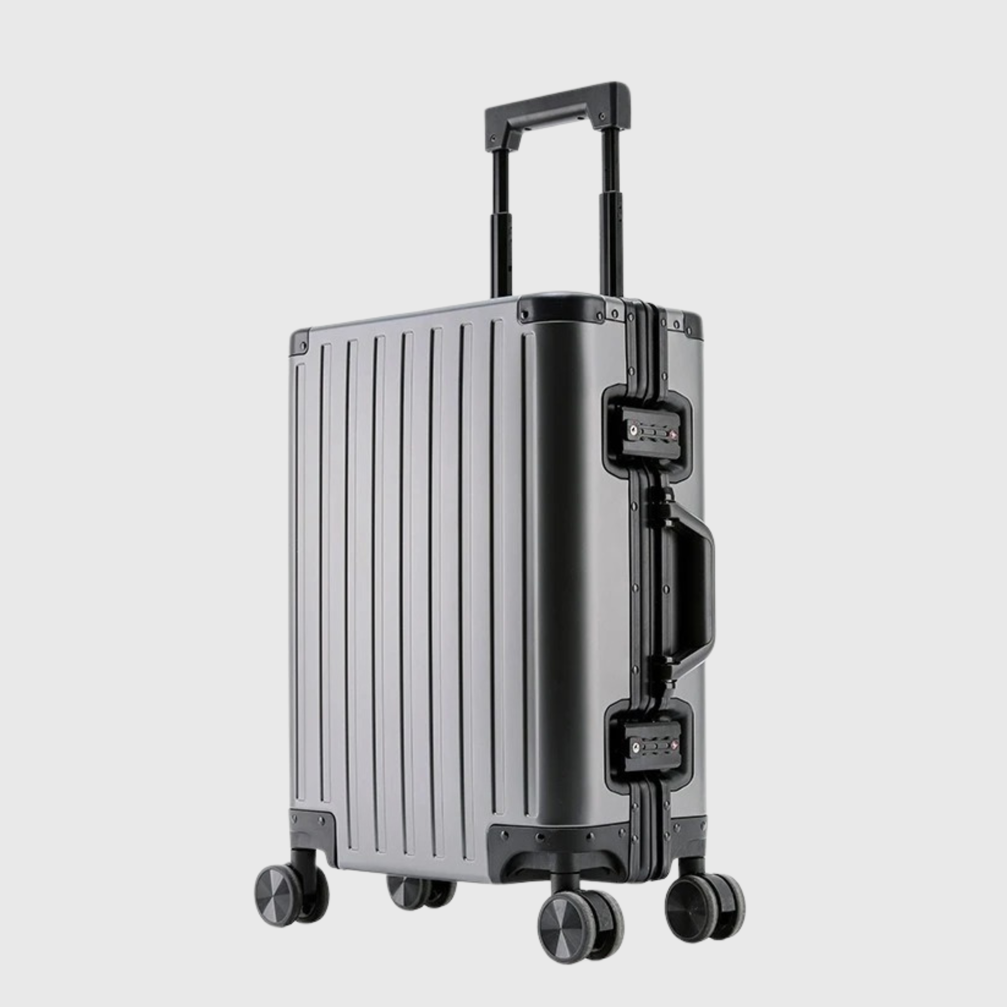 Valise Soute Stark avec Cadre Aluminium, Double Serrure TSA et Roulettes 360°